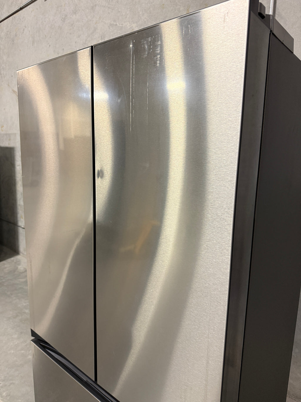Samsung 24 Cu. Ft. Bespoke Counter Depth 3-Door French Door Refrigerator with AutoFill Water Pitcher (Scratch & Dent)