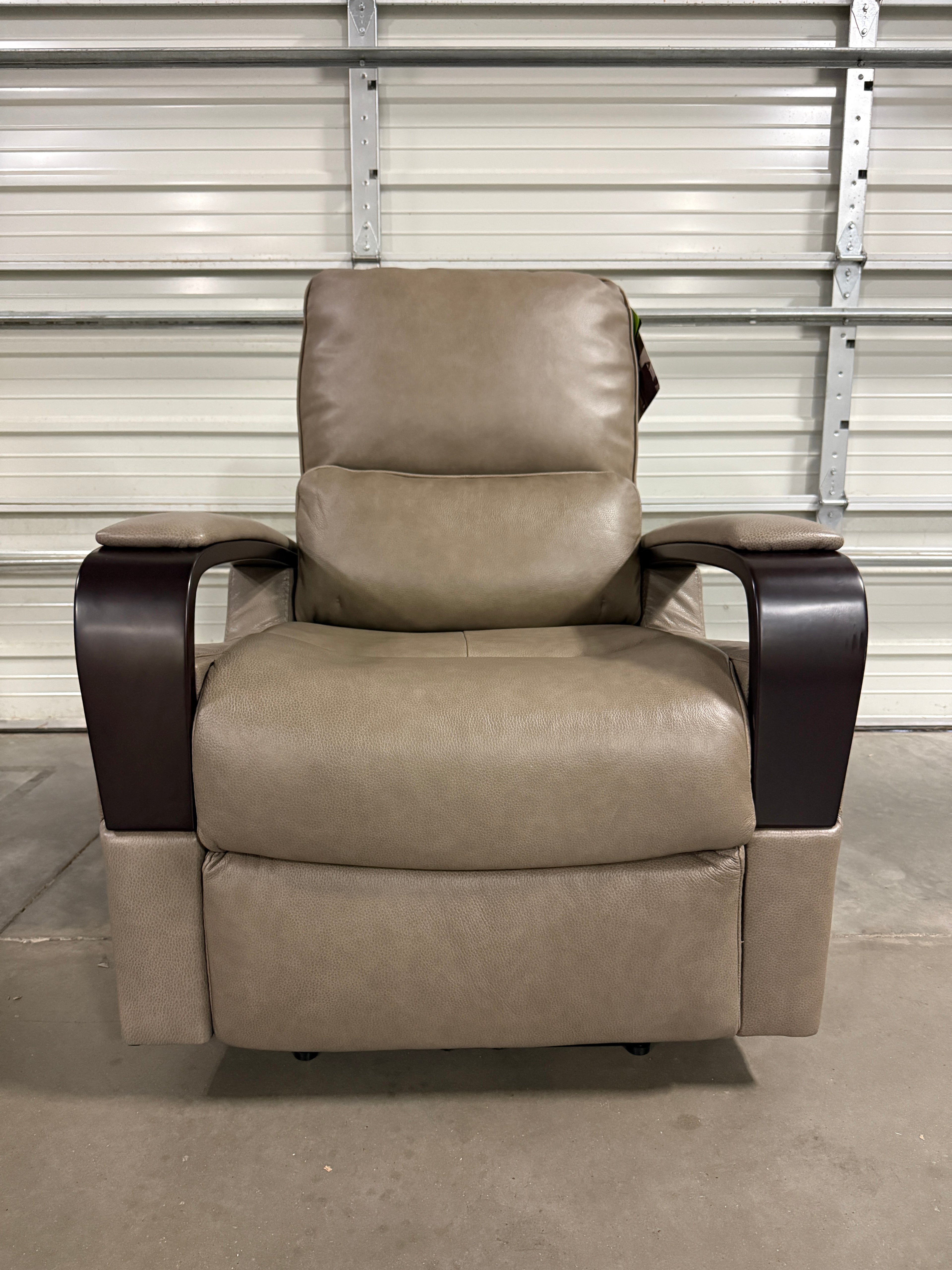 Shayne Leather Power Recliner with Power Headrest