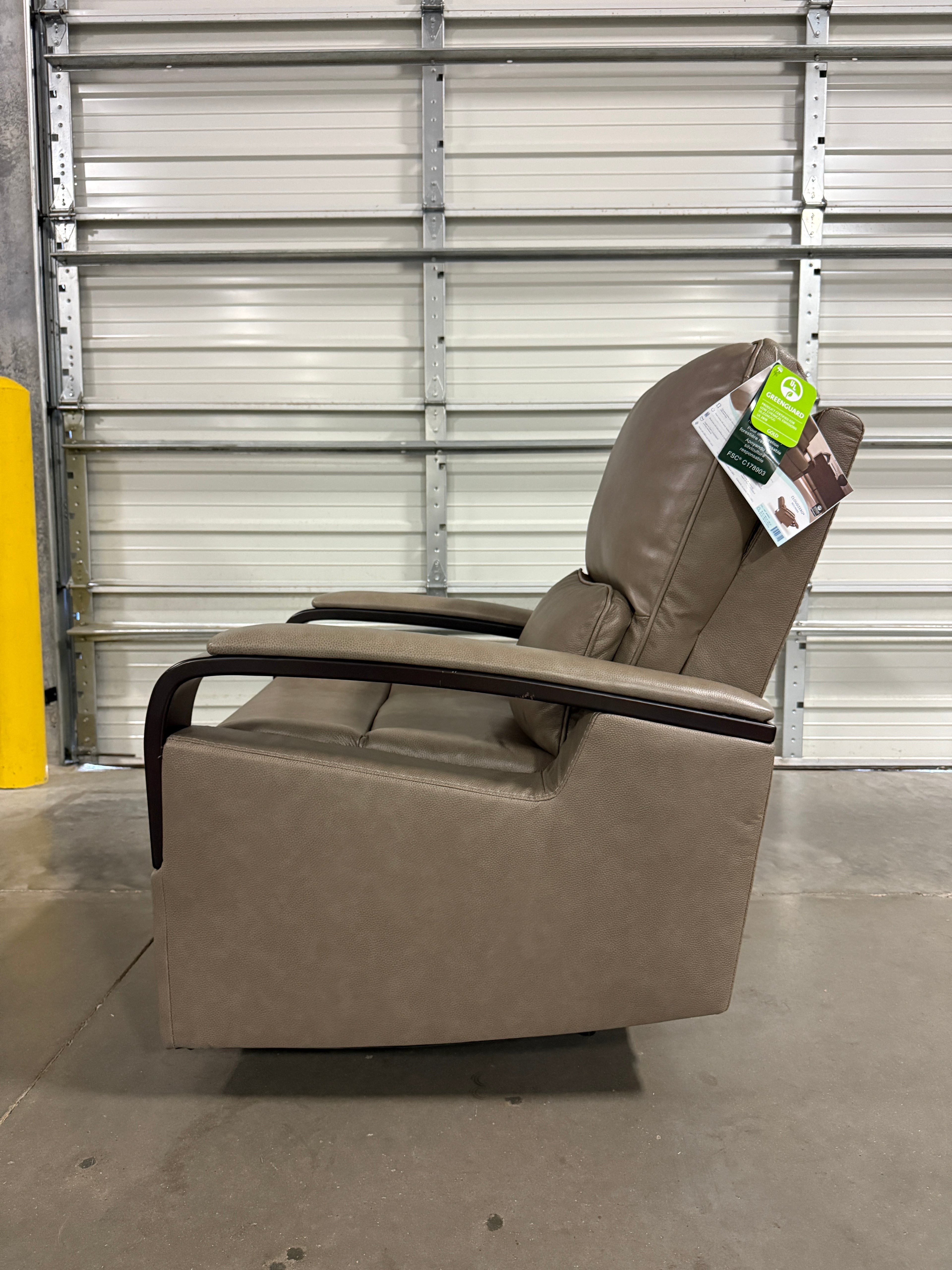Shayne Leather Power Recliner with Power Headrest