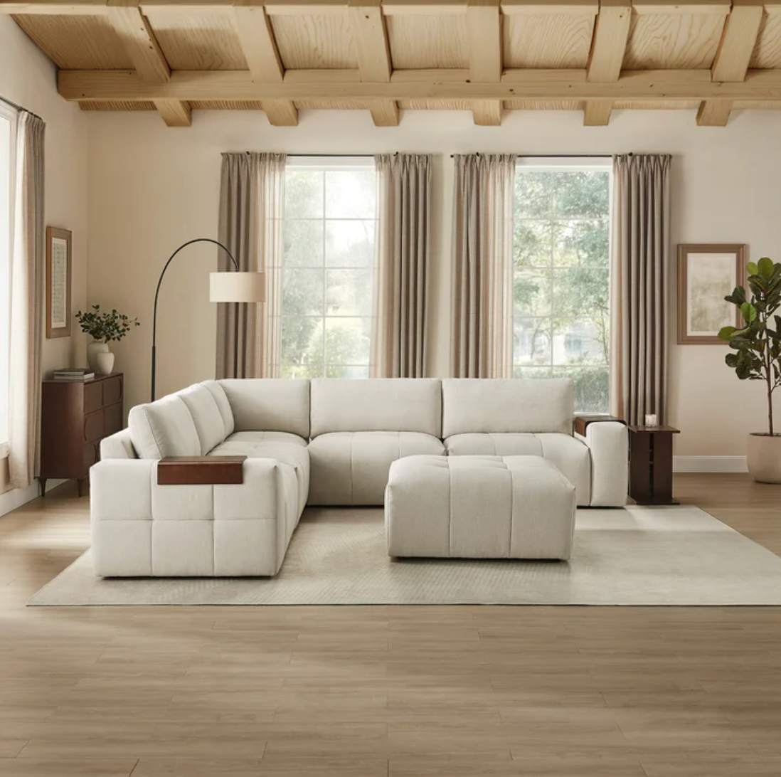 Paige 6-Piece Modular Fabric Sectional