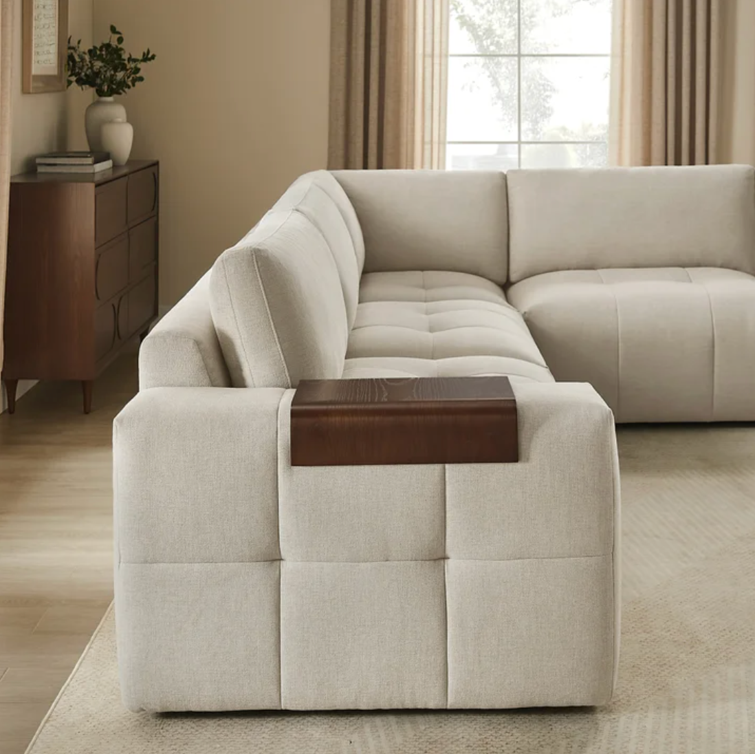 Paige 6-Piece Modular Fabric Sectional