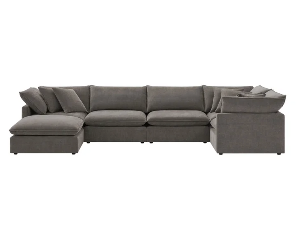 Mira 6-piece Fabric Modular Sectional