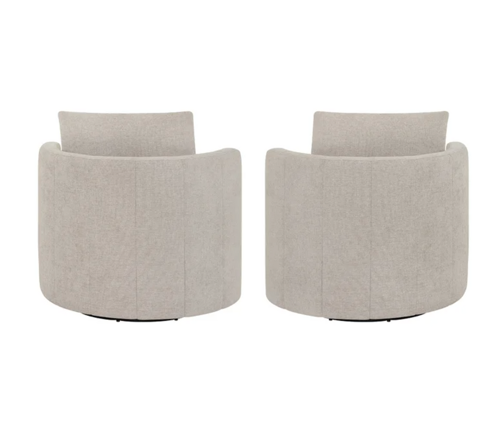 Thomasville Davos Swivel Chairs 2-Pack - Gray