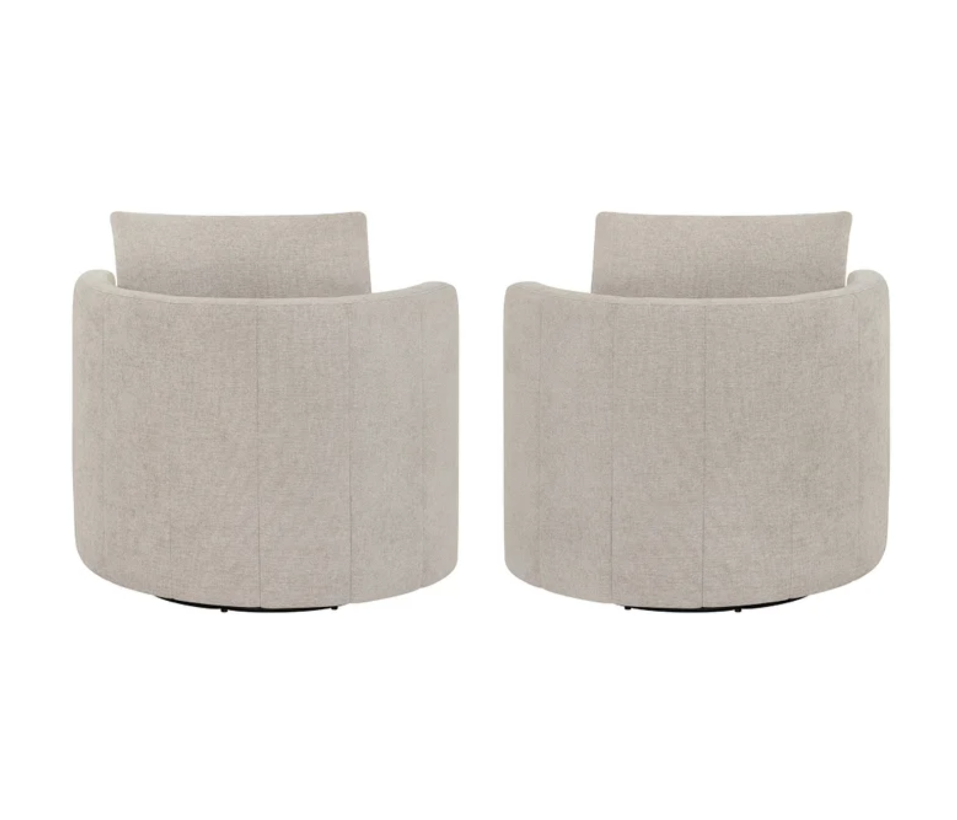 Thomasville Davos Swivel Chairs 2-Pack - Gray