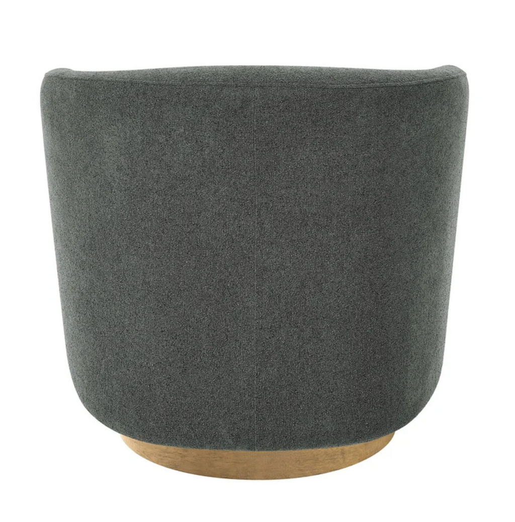 Henredon Murphy Swivel Bouclé Chair - Gray