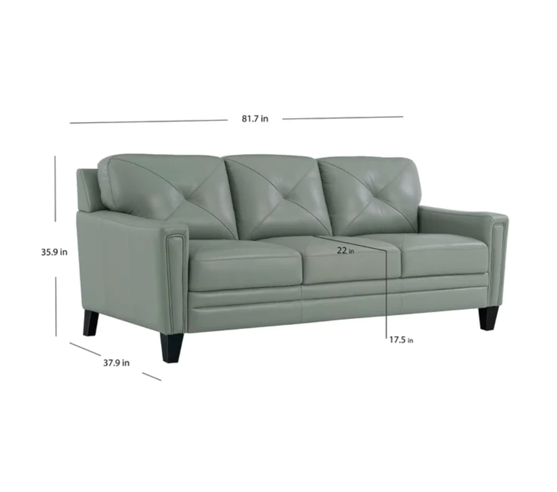 Atmore Top Grain Leather Sofa
