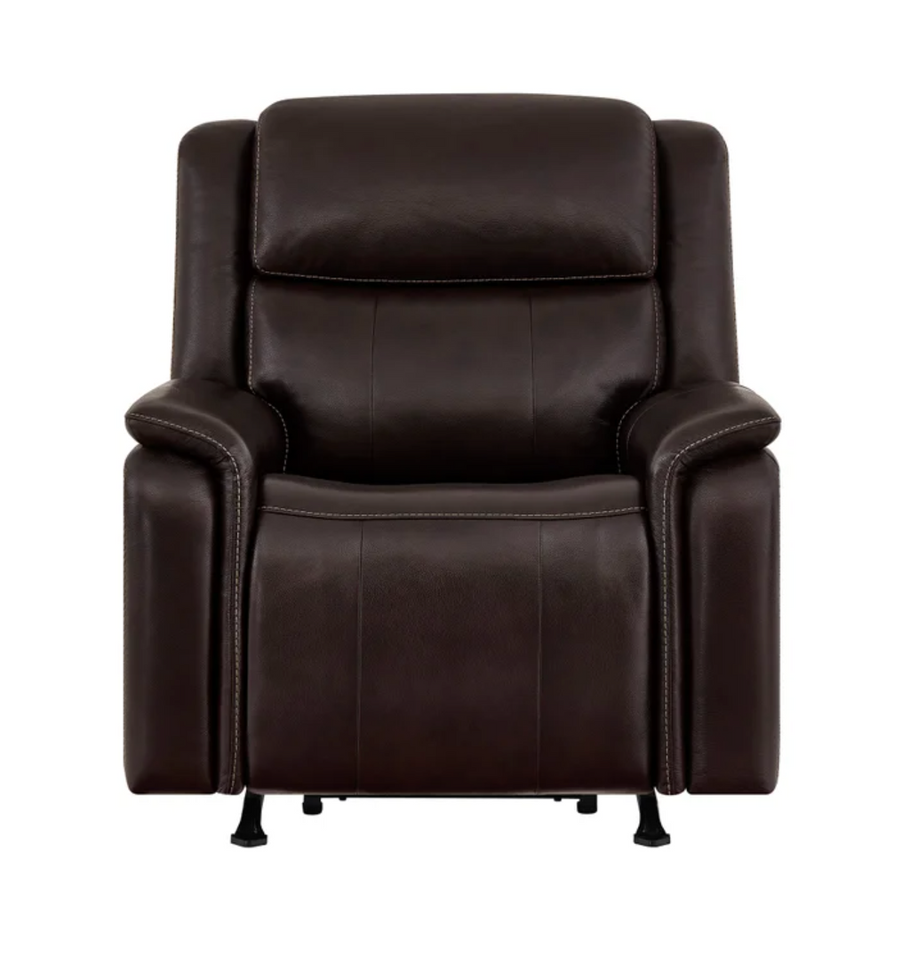 Bryson Leather Power Rocker Recliner with Power Adjustable Headrest