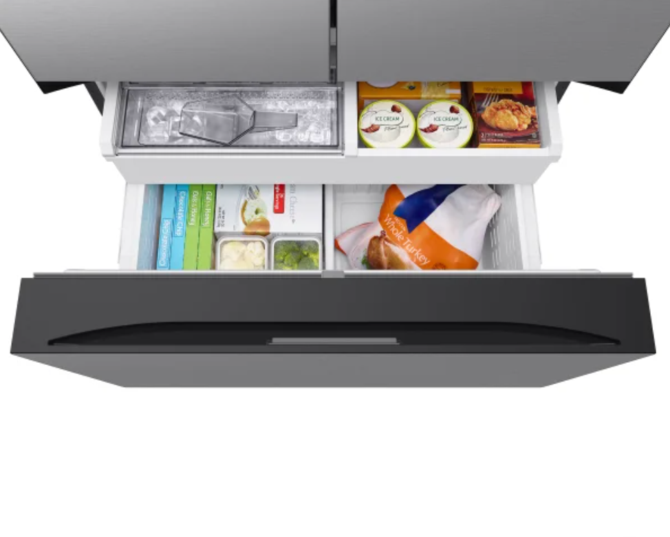 Samsung 24 Cu. Ft. Bespoke Counter Depth 3-Door French Door Refrigerator with AutoFill Water Pitcher (Scratch & Dent)