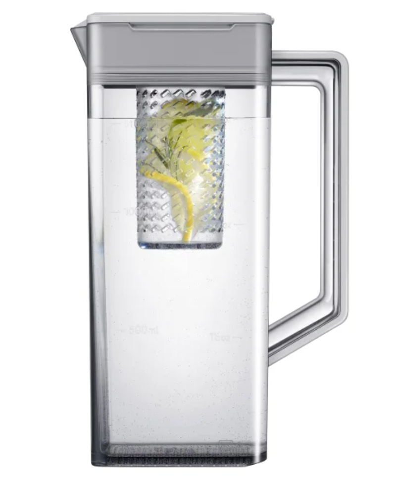 Samsung 24 Cu. Ft. Bespoke Counter Depth 3-Door French Door Refrigerator with AutoFill Water Pitcher (Scratch & Dent)